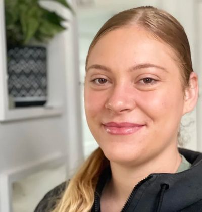 Woman looking at camera